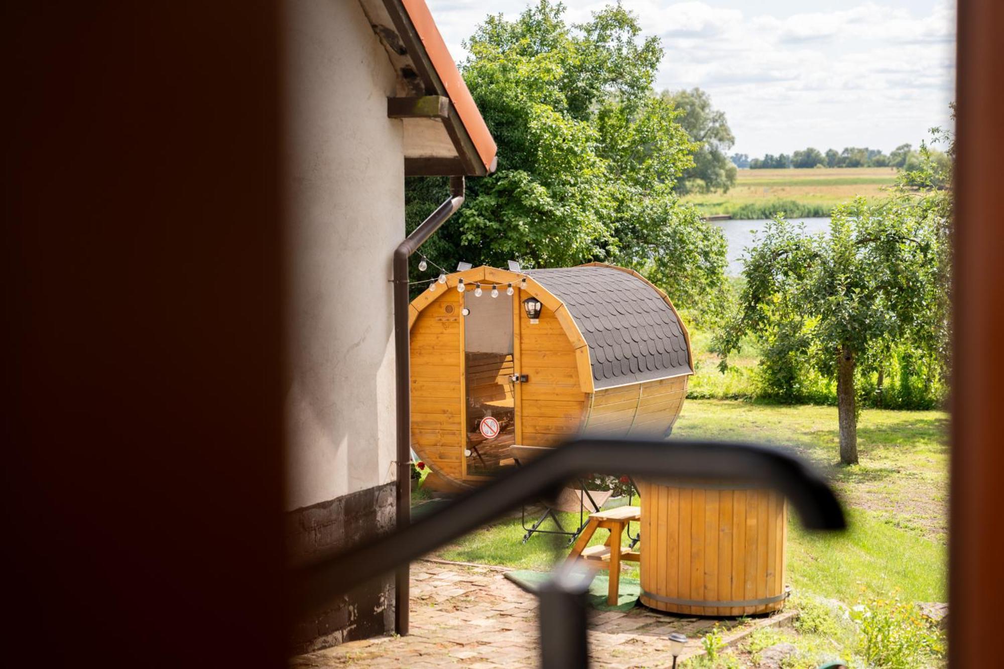 Oderpoint#Sauna#Jacuzzi Gozdowice Екстер'єр фото